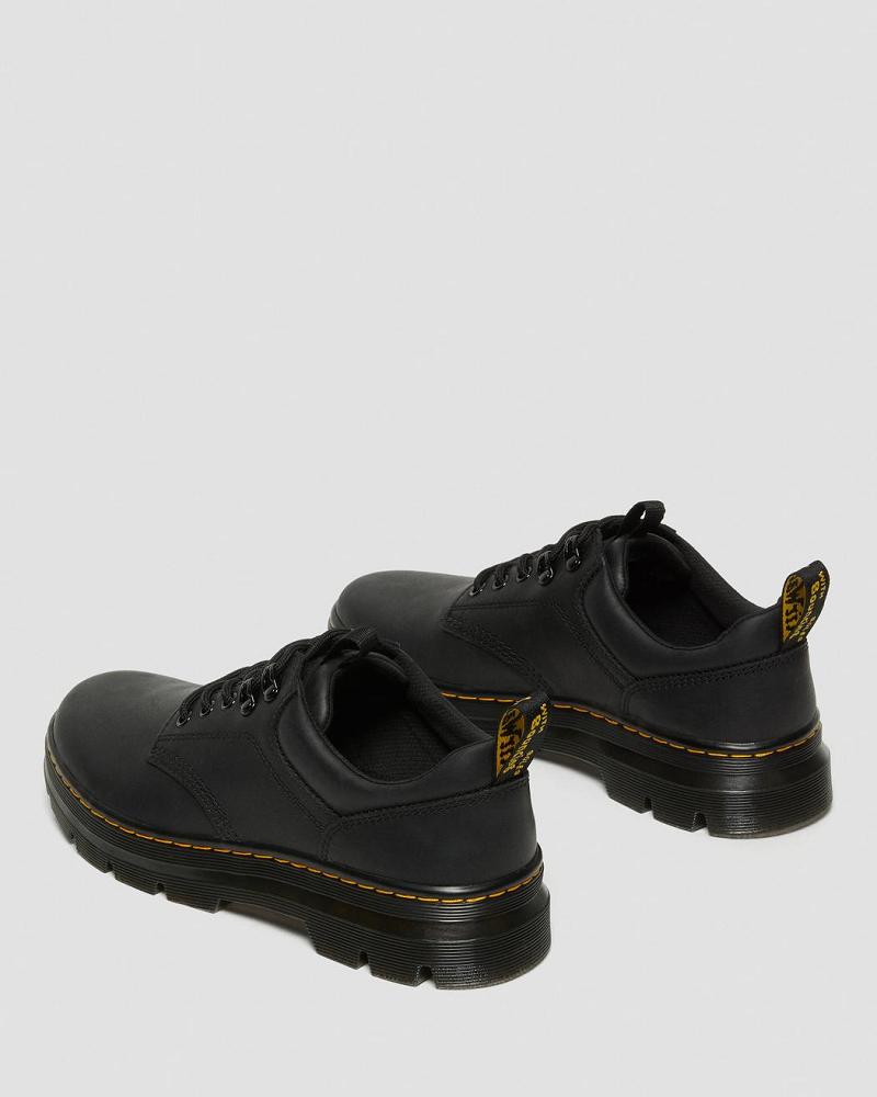 Dr Martens Reeder Wyoming Leren Utility Schoenen Heren Zwart | NL 189YXF